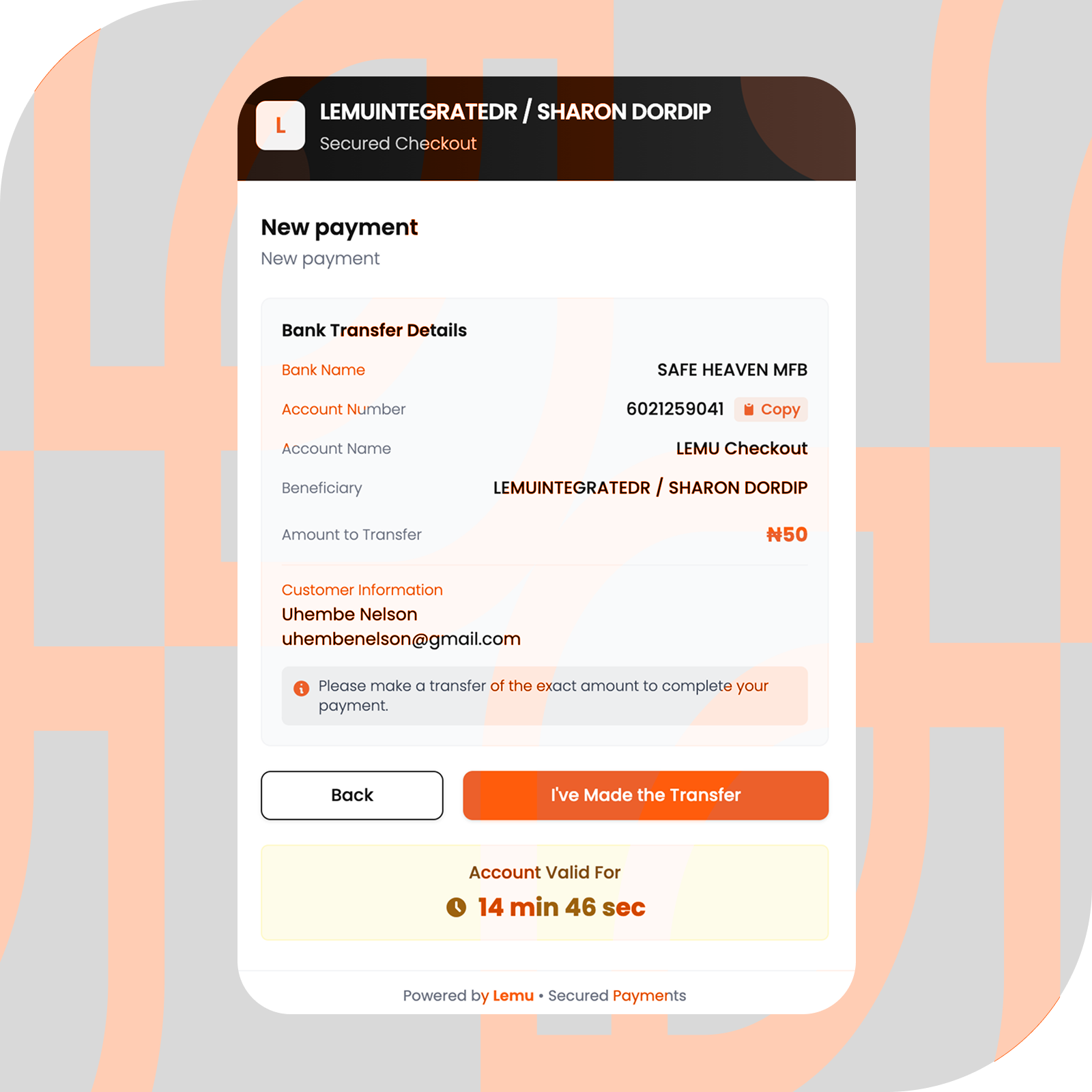 Custom payment checkouts